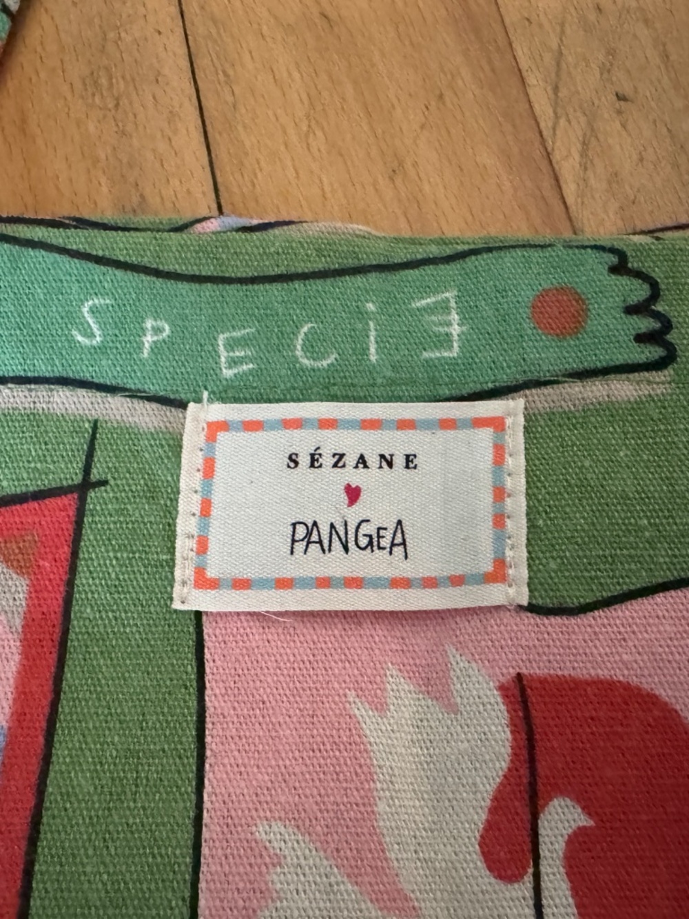 Sezane X Pangea tote NWOT - Picture 2 of 8
